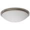 Nuvo Button, 17 Inch LED Flush Mount Fixture, Brushed Nickel Finish, CCT Selectable, 120 Volts 62/1844 - alternate 2